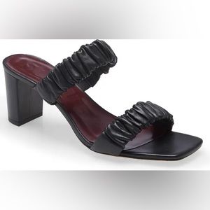 Staud Frankie Ruched Slide Sandal